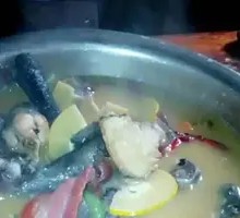 Goat Head and Rock Papaya Chicken