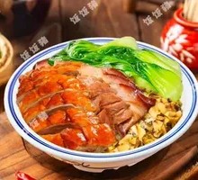 Pork Trotter and Roast Duck Rice