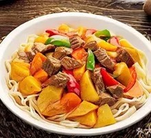 Beef and Potato Noodles