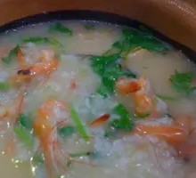 Bamboo-Shaped Shrimp Porridge