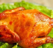 Honey-glazed扒 Chicken