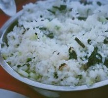 Dried Beef and Bitter Herb Fried Rice