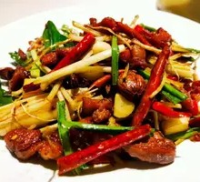 Chicken Stir-Fried with Simao Water Cress Root
