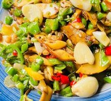 Dried Chili with Hand-Quick Mushroom