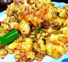 Water-Pickled Vegetable and Old Potato Stew