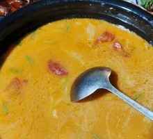 Thai Sour Fish Soup with Snowflake Fish