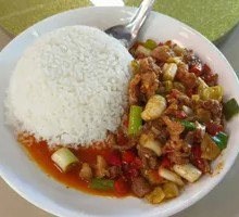 Pickled Chili Beef Rice Bowl