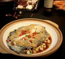 Steamed and Baked Sea Bass