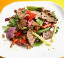 Spicy Pork Liver Rice Bowl