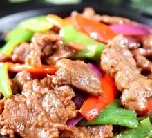 Grilled Beef on Iron Plate