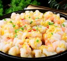 Garlic Shrimp with Rice Noodles