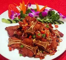 Garlic-Scented Pork Riblets