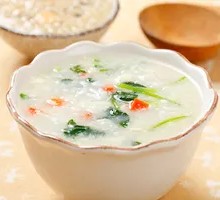 Spinach and Corn Porridge