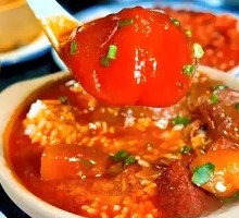 Beef Brisket Tomato Rice Bowl