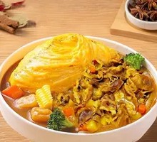 Snowflake Beef Omelette Rice