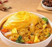 Shrimp Omelette Rice