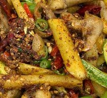 Spicy Pork Intestines Stir-fry