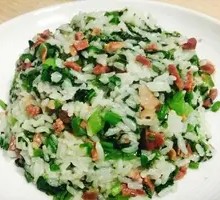 Dried Beef and Bitter Herb Fried Rice