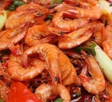 Spicy Stir-Fried Shrimp in Dry Pot