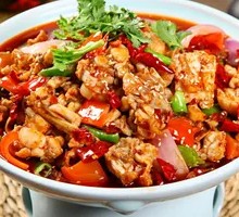 Spicy Frog Legs in Dry Pot