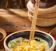 Sautéed Shrimp and Egg Casserole