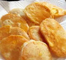Fried Sweet Potato with Flour Coating