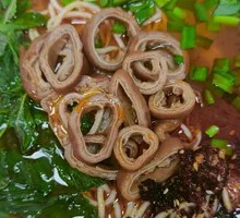 Five-Spice Braised Intestine with Rice Noodles