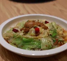Fried Pork Crumbs with Bok Choy