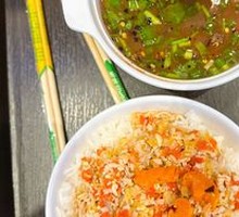 Sour Spicy Pork Fermented Vegetable Red Bean Rice