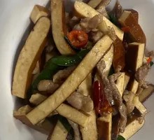 Fried Tofu with Shredded Pork