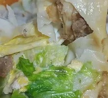 Egg and Pork Rice Noodle Roll