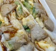Egg and Pork Liver Rice Noodle Roll