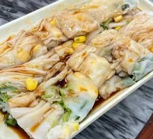 Egg and Corn Rice Noodle Roll