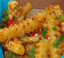 Pickled Vegetable Sauce Potato