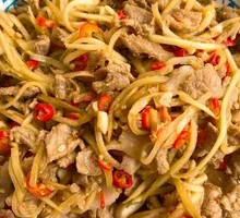 Pickled Bamboo Shoots Stir-Fried with Pork