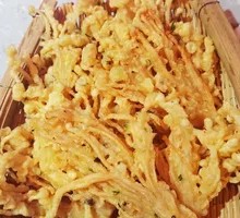 Crispy Enoki Mushrooms