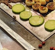 Grilled Mini Mushrooms