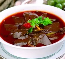Sour Spicy Chicken Blood