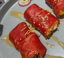 Golden Thread Fresh Shrimp Red Rice Noodle Roll