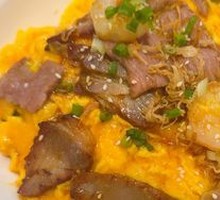 Egg and Three Delicacies Rice (No Bok Choy)