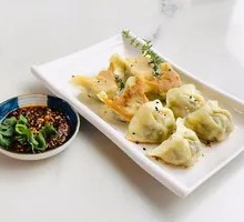 Handmade Three-Flavor Pan-Fried Dumplings