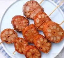 Roasted Sticky Rice Lotus Root