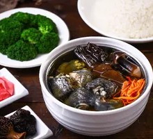 Truffle Morel Mushroom Chicken Soup Rice Porridge