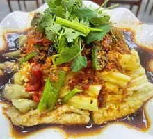 Cold-Mixed Grilled Eggplant