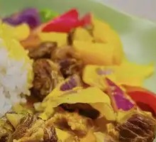 Curry Beef Brisket with Rice