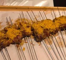 Skewered Garlic Beef Rolls