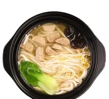 Shiitake Meatball Noodle Soup