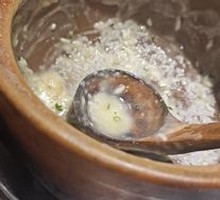 Beef Rice Porridge with Freshly Cooked Beef