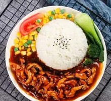 Fish-Flavored Shredded Pork Rice Bowl
