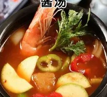 Seafood Soybean Paste Soup
